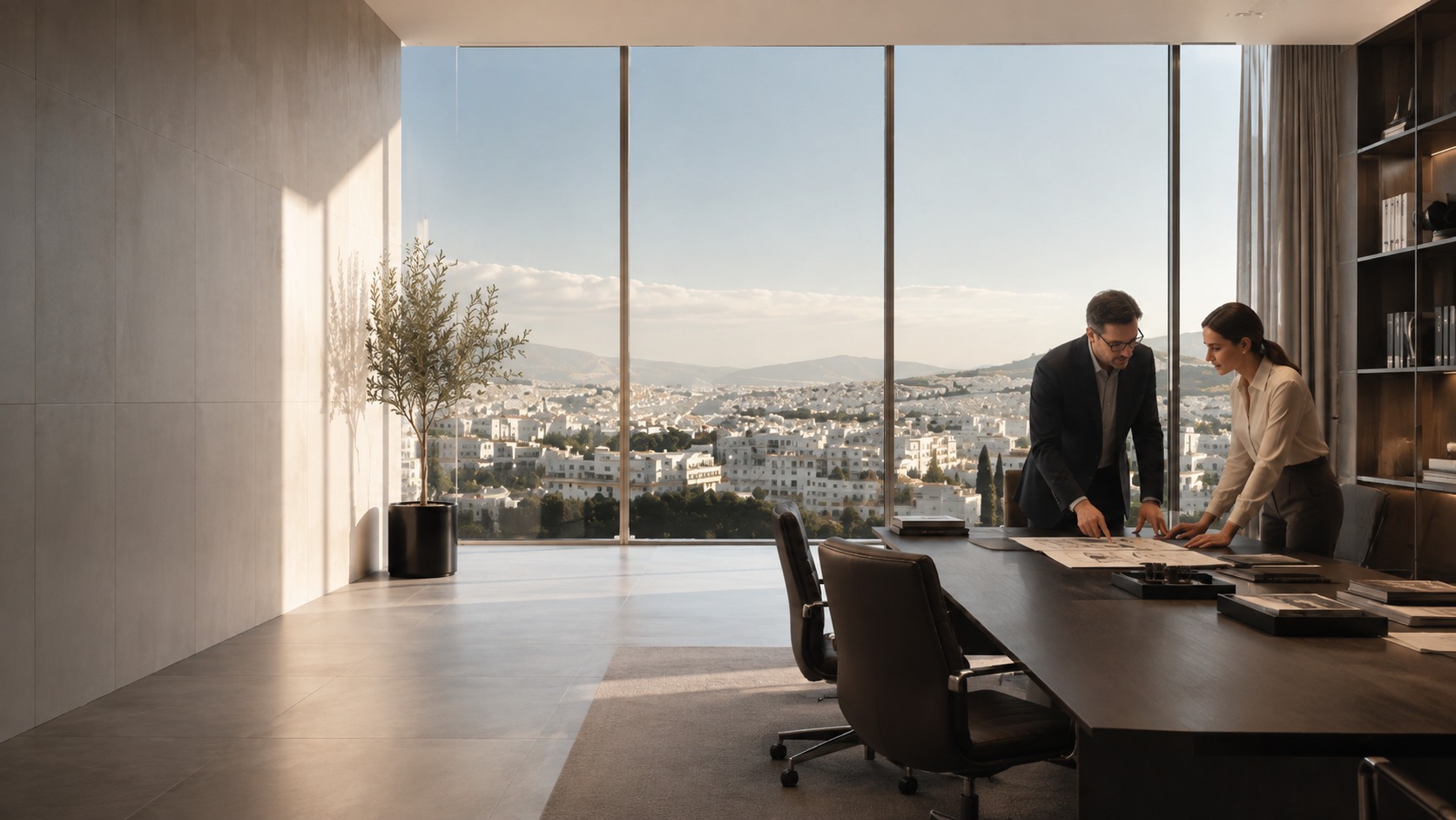 Corporate boardroom